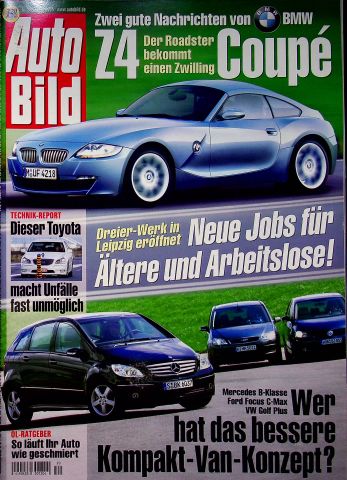 Deckblatt Auto Bild (20/2005)